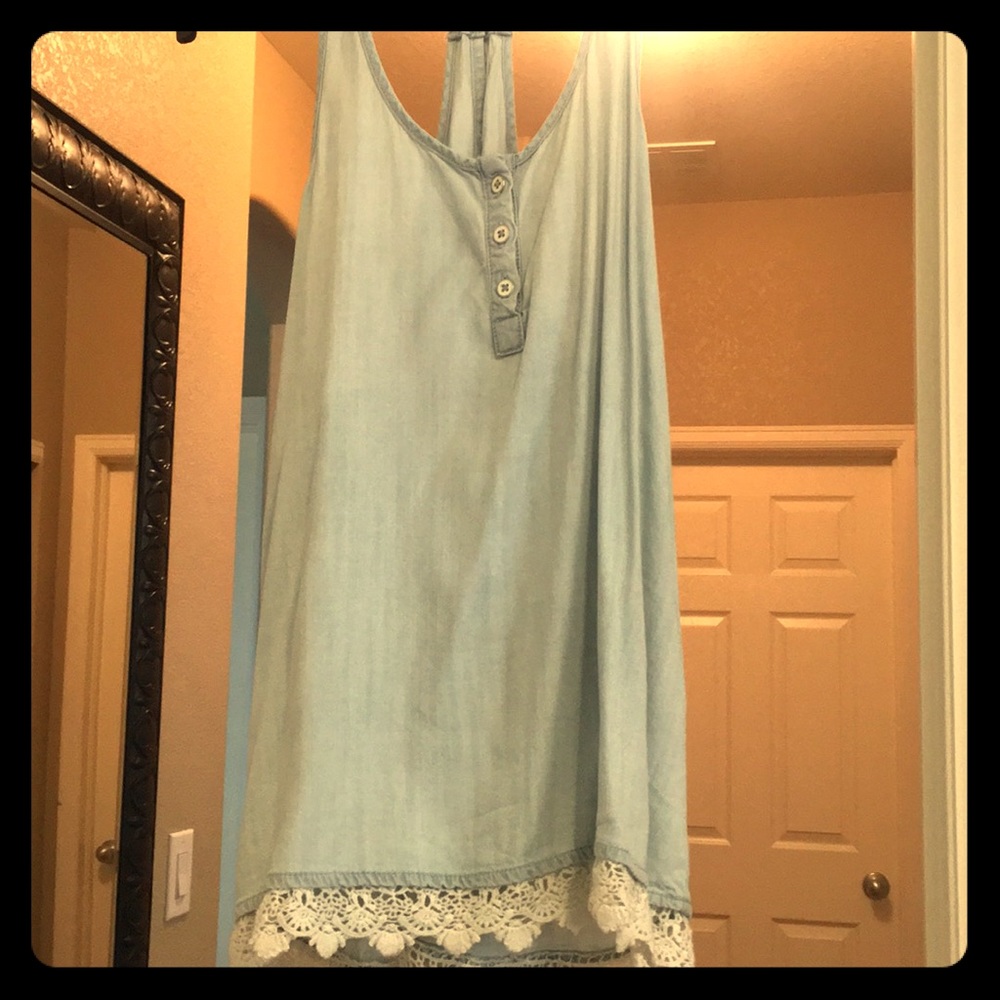 Jean tank top